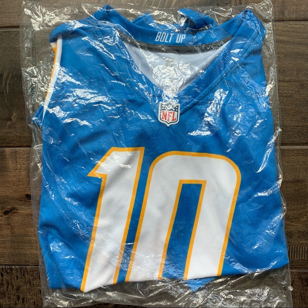 NWT XL Authentic Chargers Jersey #10